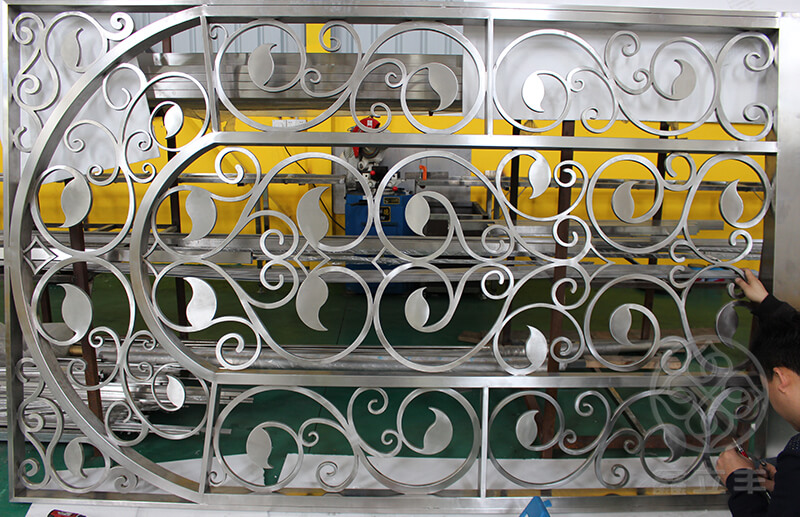 Metal Gold Room Divider Screen 2