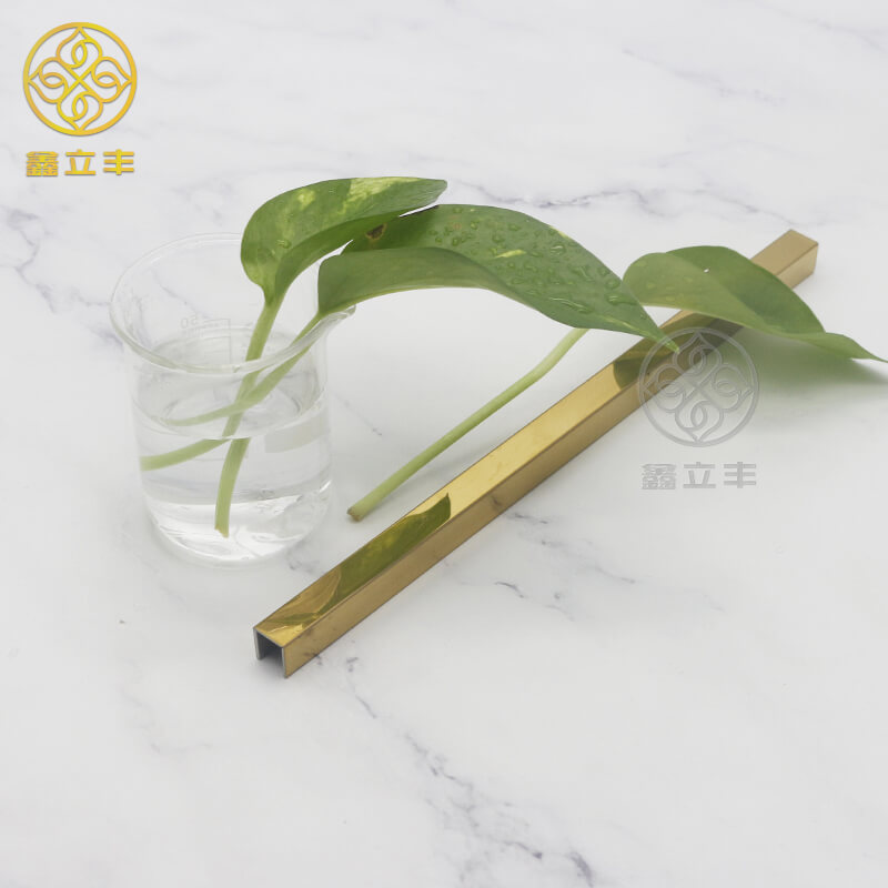 Free sample stainless steel tile trim u shape polished ss profile