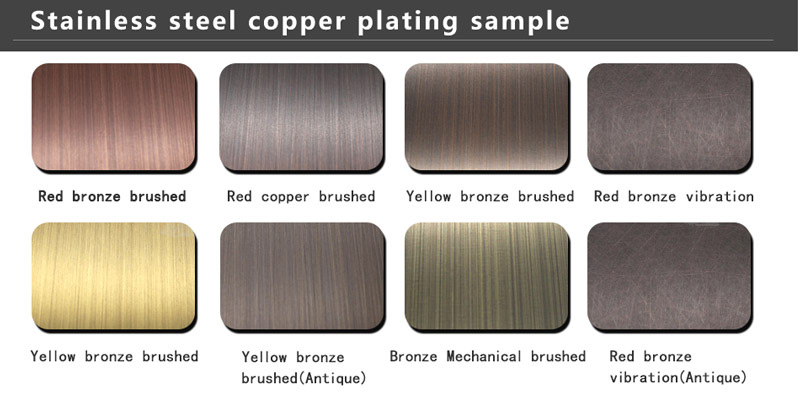 decorative metal corner trim copper plating finished