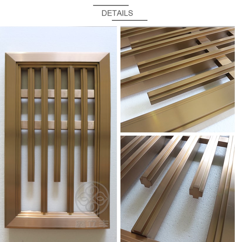 champagne gold decorative screen 