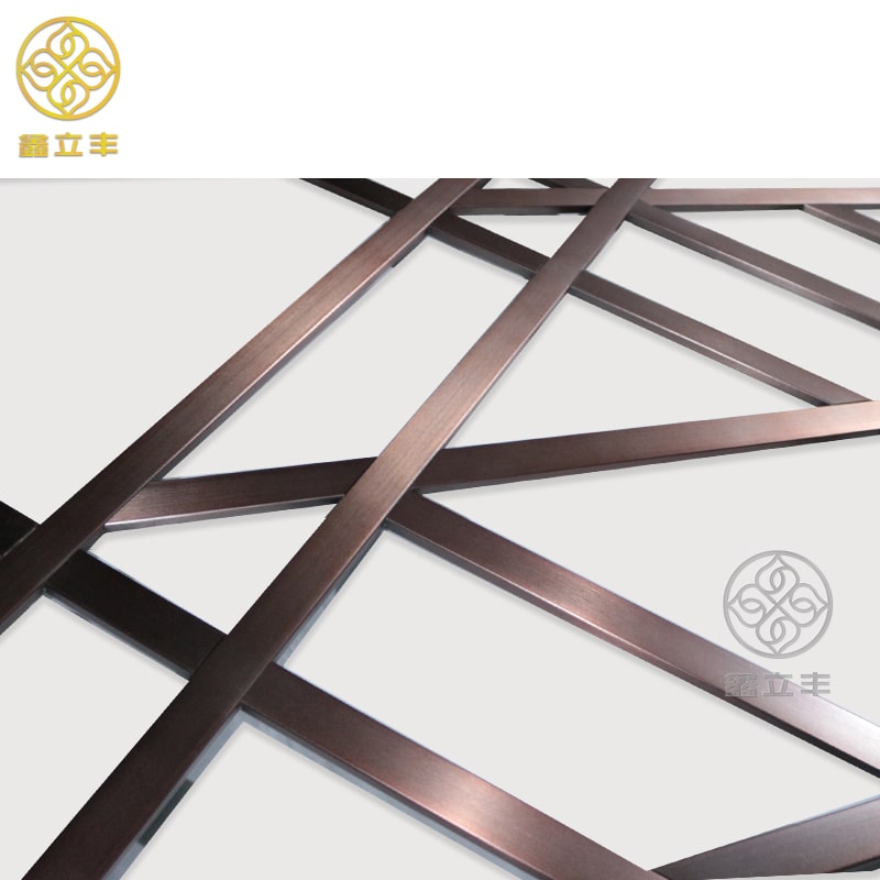 Red bronze room dividers factory