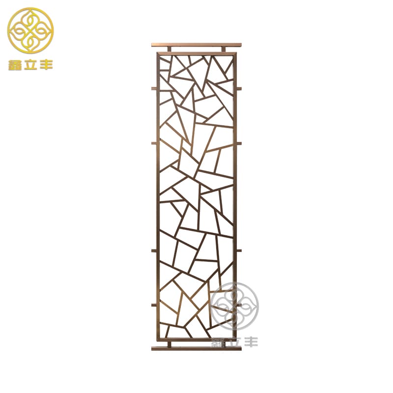 Rose gold decorative room dividers supplier