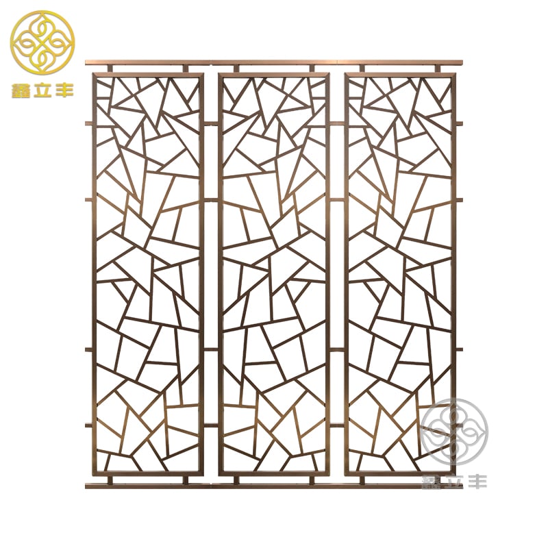 Rose gold decorative room dividers supplier