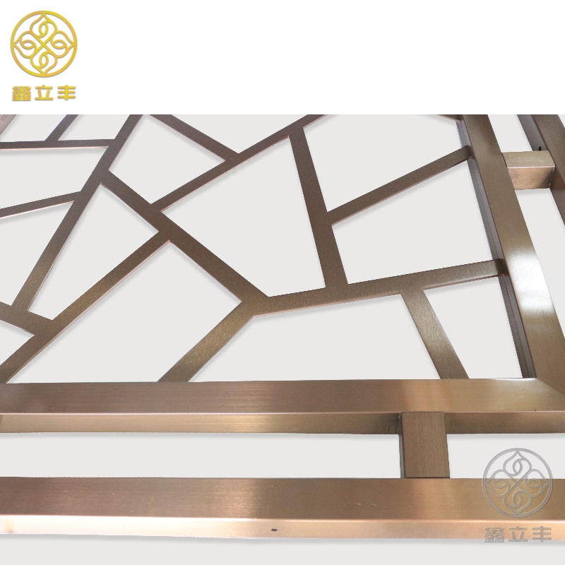 Rose gold decorative room dividers supplier