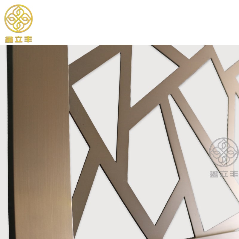 Rose gold decorative room dividers supplier