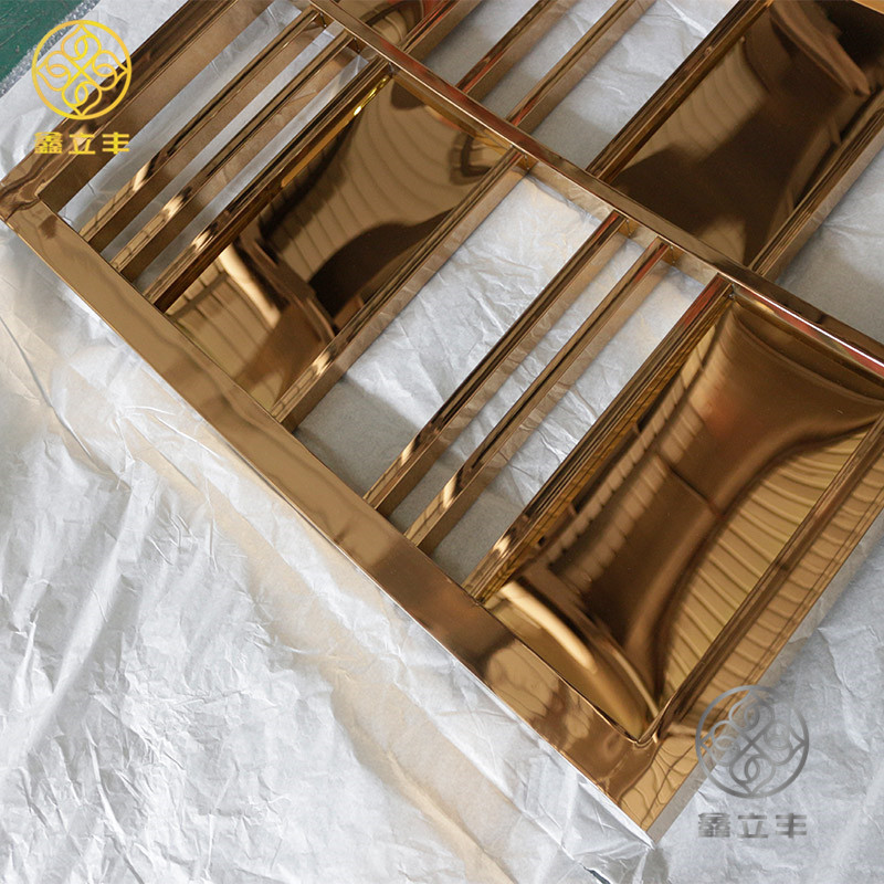 gold mirror room divider manufacture