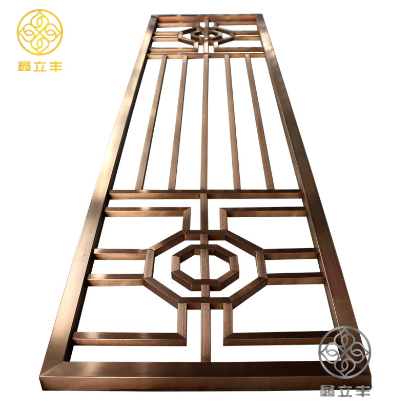 Rose gold commercial room dividers factory