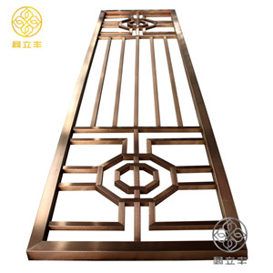Rose gold commercial room dividers factory