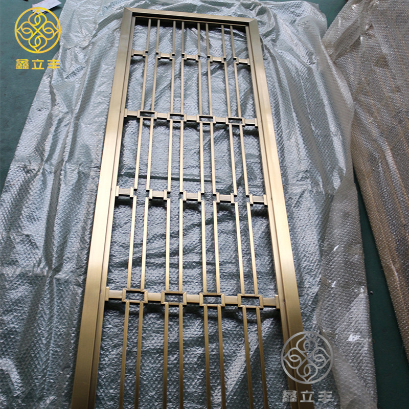 Champagne gold door partition factory