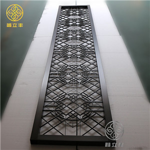 Black metal room divider factory