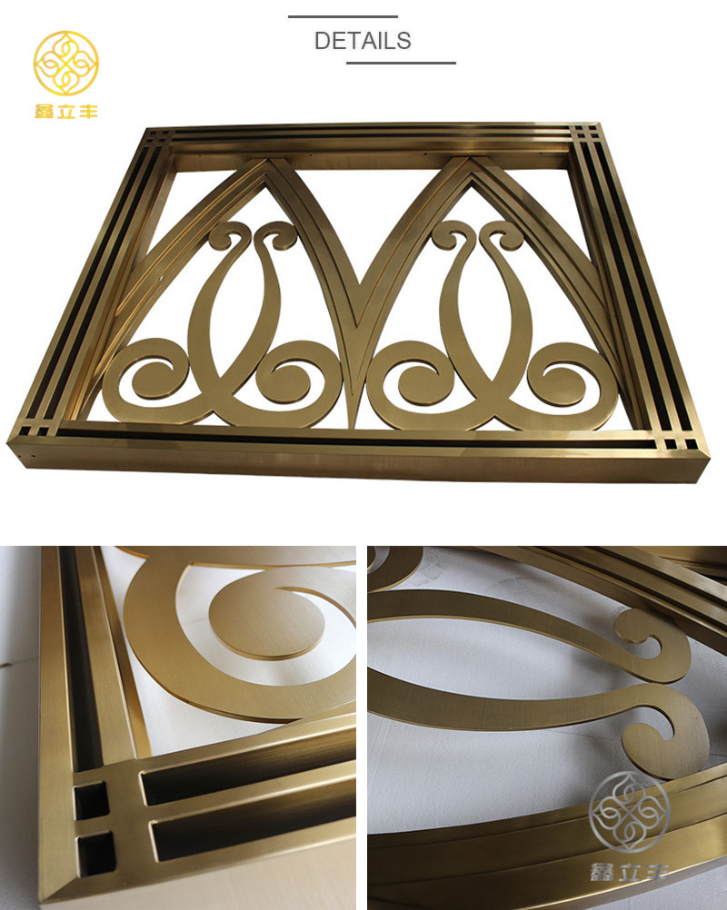  champagne gold door partition manufacture