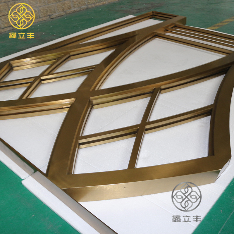 Champagne gold partition divider factory