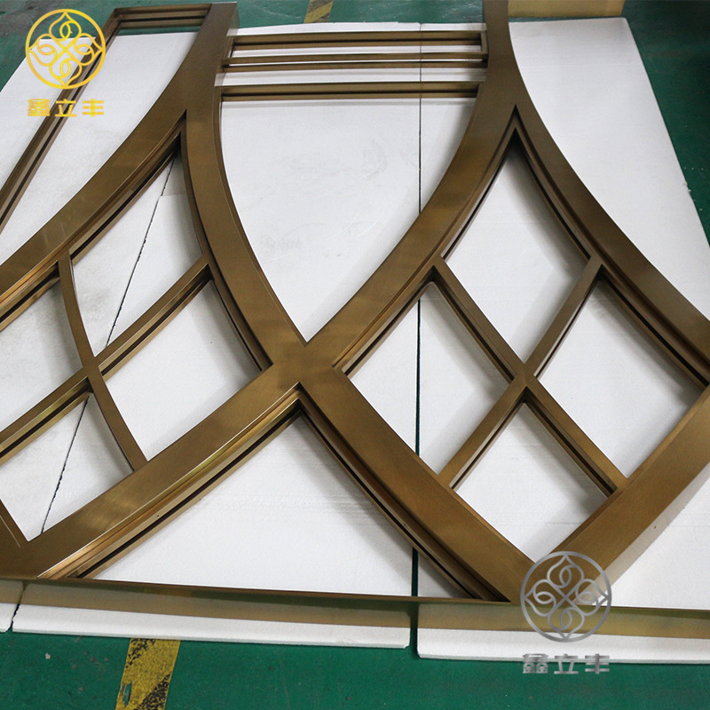 Champagne gold partition divider factory