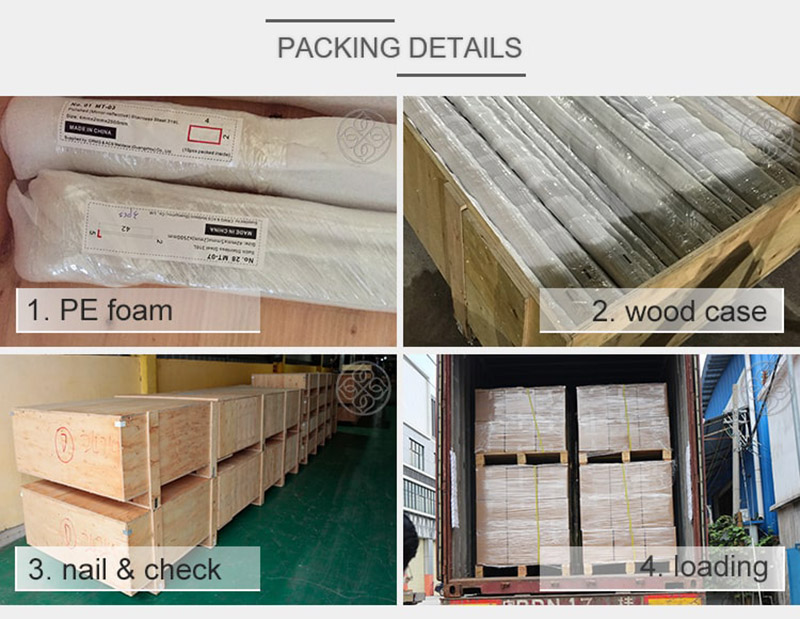 packing of decorative metal corner trim