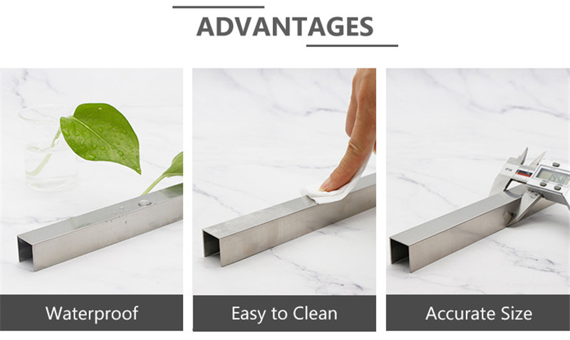 brush stainless steel baseboard advantage