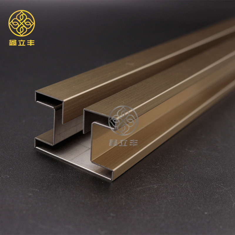 Promotional Various Durable Using Stainless Steel Metal Strip Edge Gold Trim